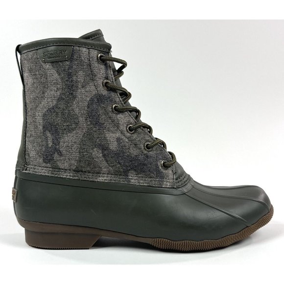 sperry saltwater olive